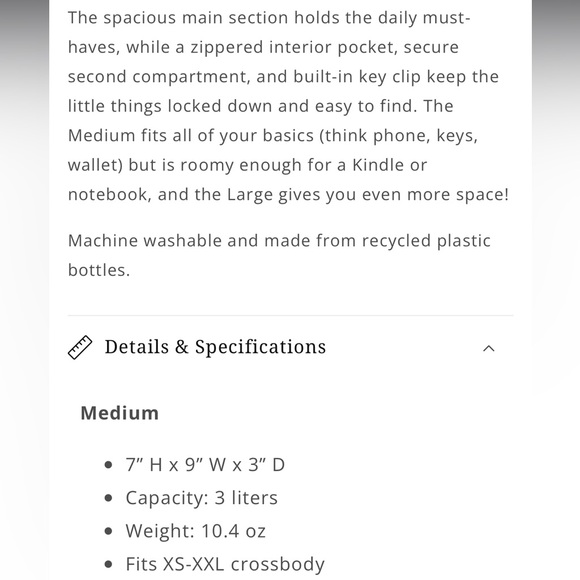 Canvelle City Crossbody - Picture 7 of 7